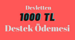 1000 TL Destek Ödemeleri Tekrar Başladı