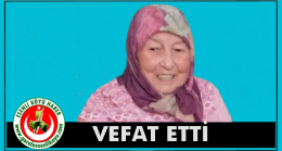 Hanife Amanet Vefat Etti (Hamzalı Köyü)