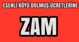 Esenli Köyü Dolmuş Ücretlerine Zam Yapıldı