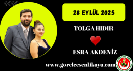 Tolga Hıdır & Esra Akdeniz Çifti Evleniyor