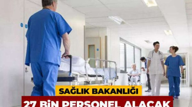 Sağlık Bakanlığı 27 Bin Sözleşmeli Sağlık Memuru Alacak