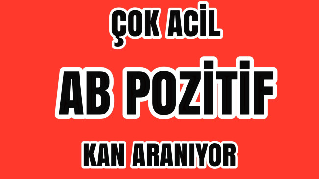 Acil Kan Aranıyor