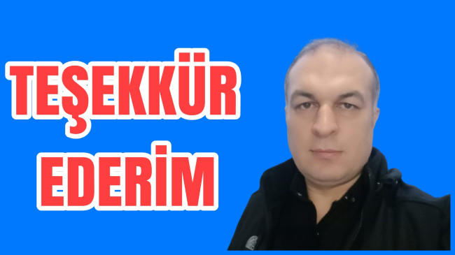 Teşekkür Ederim