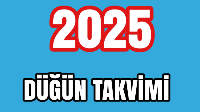 2025 Düğün Takvimi