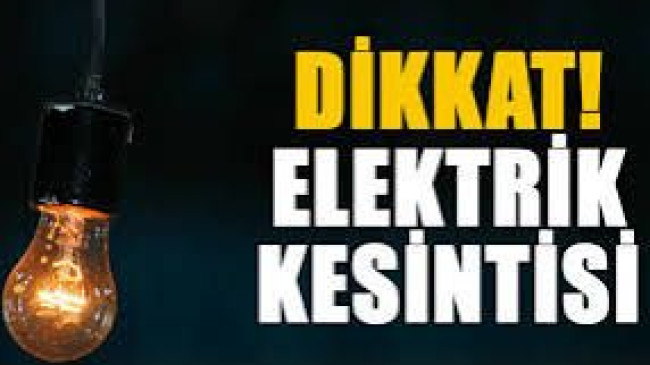 İstanbulda Elektrik Kesintisi Olacak